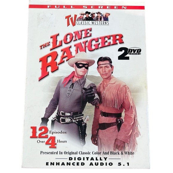 The Lone Ranger Collector's Edition (2 pack DVD Set) 12 Episodes - Picture 1 of 5